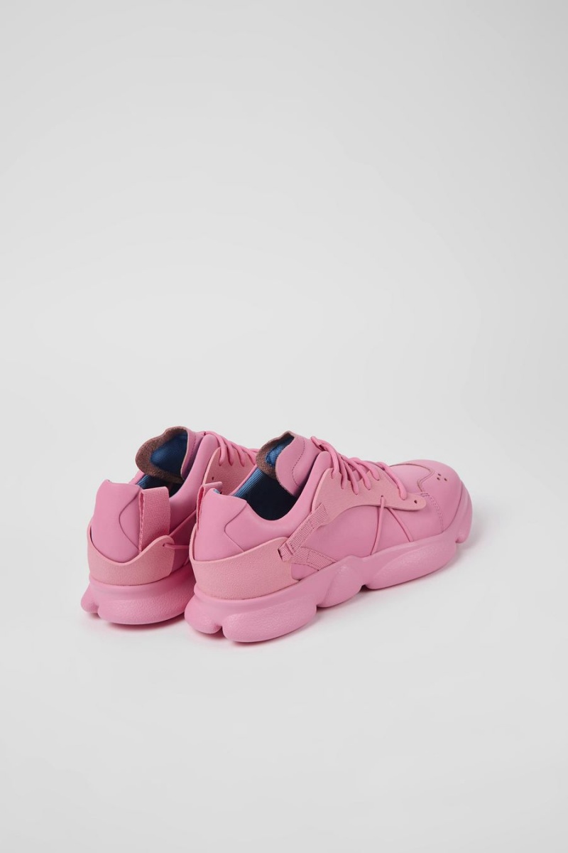 Zapatillas Camper Karst Cuero Textil Hombre Rosas | PXDBR-2387