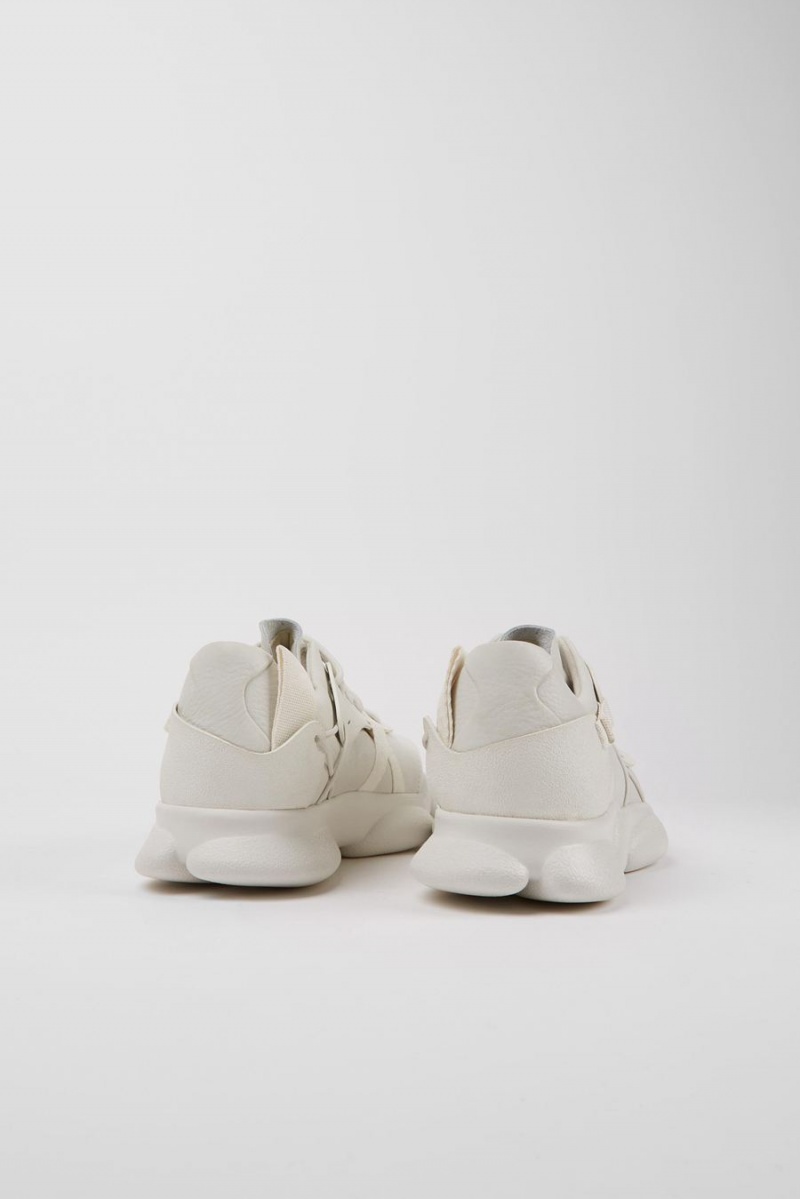 Zapatillas Camper Karst Non-dyed Cuero Hombre Blancas | KVGJF-5469