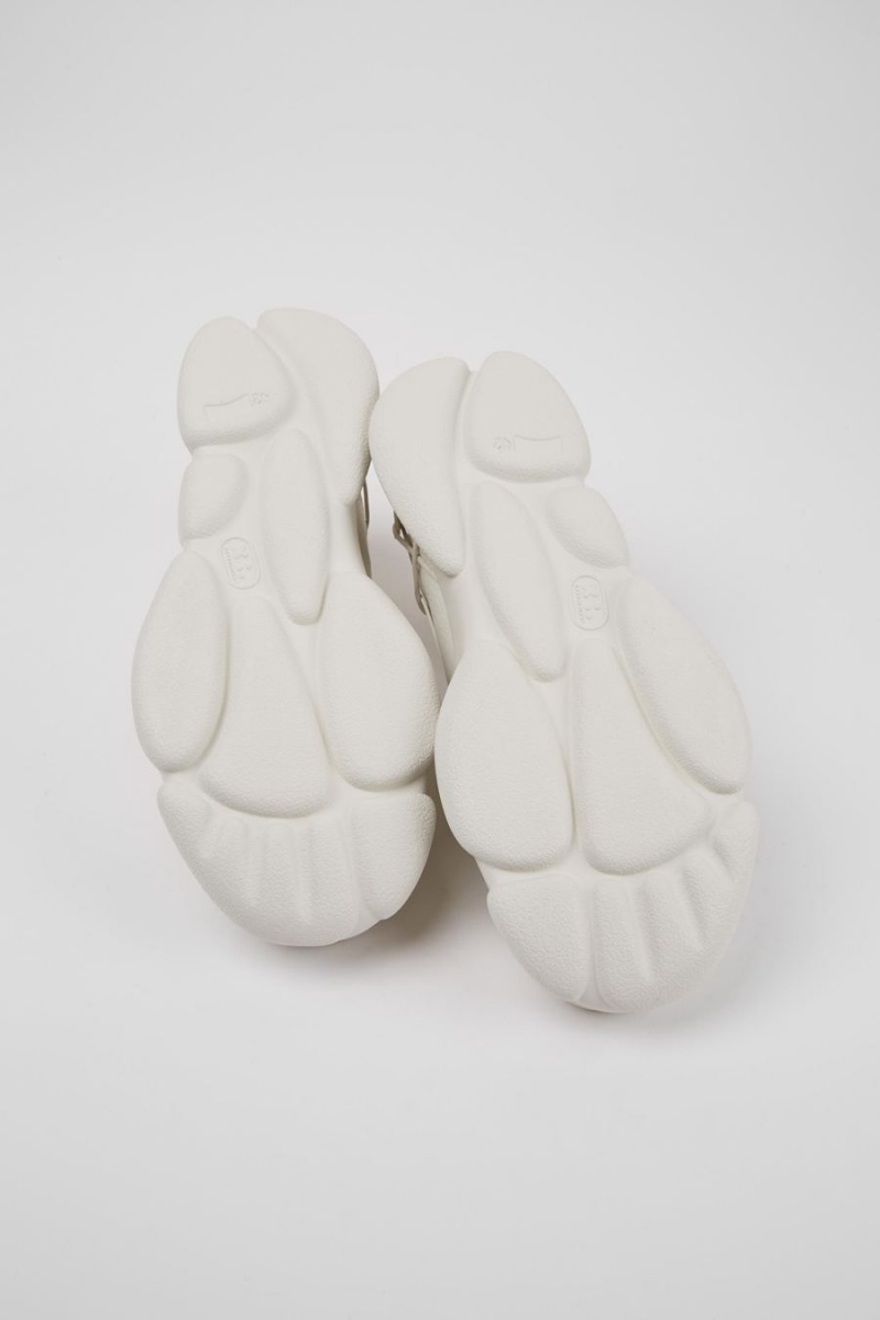 Zapatillas Camper Karst Non-dyed Cuero Hombre Blancas | KVGJF-5469