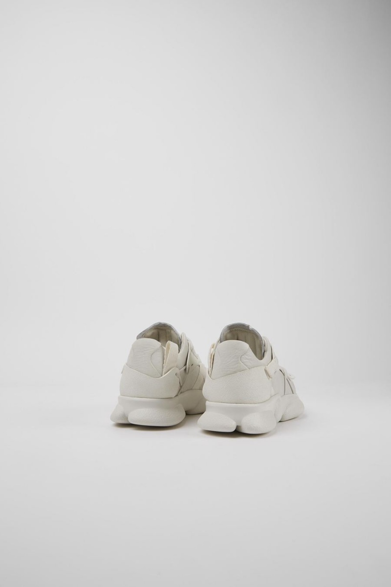 Zapatillas Camper Karst Nondyed Cuero Mujer Blancas | ITYXF-0769