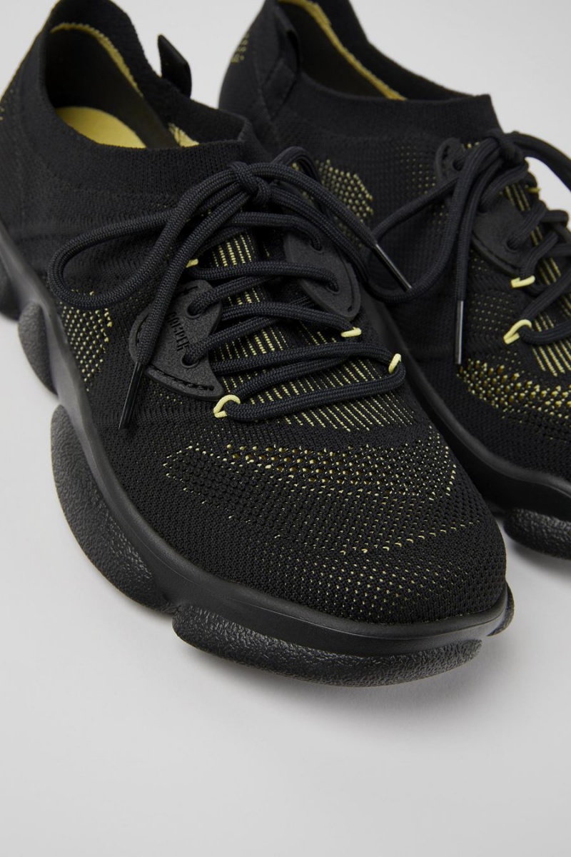 Zapatillas Camper Karst Textil Mujer Negras | JRYSB-1406