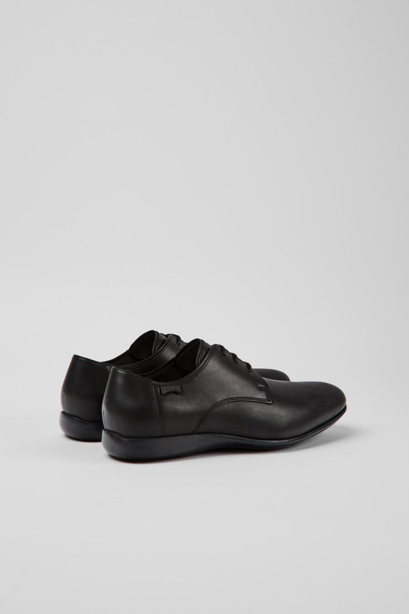 Zapatillas Camper Mauro Formal Hombre Negras | QMHFX-8495