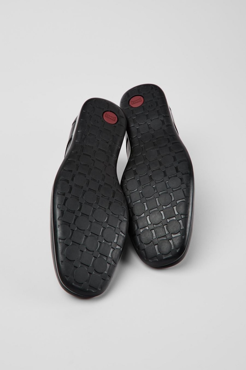 Zapatillas Camper Mauro Formal Hombre Negras | QMHFX-8495