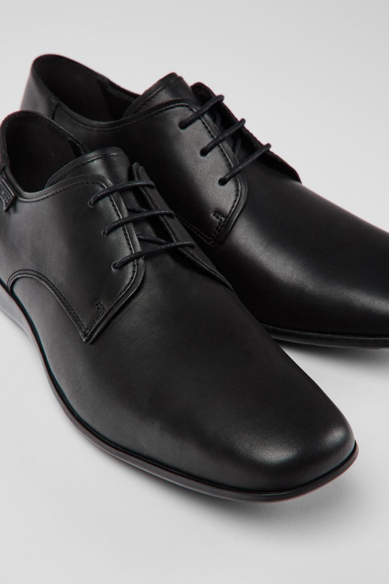 Zapatillas Camper Mauro Formal Hombre Negras | QMHFX-8495