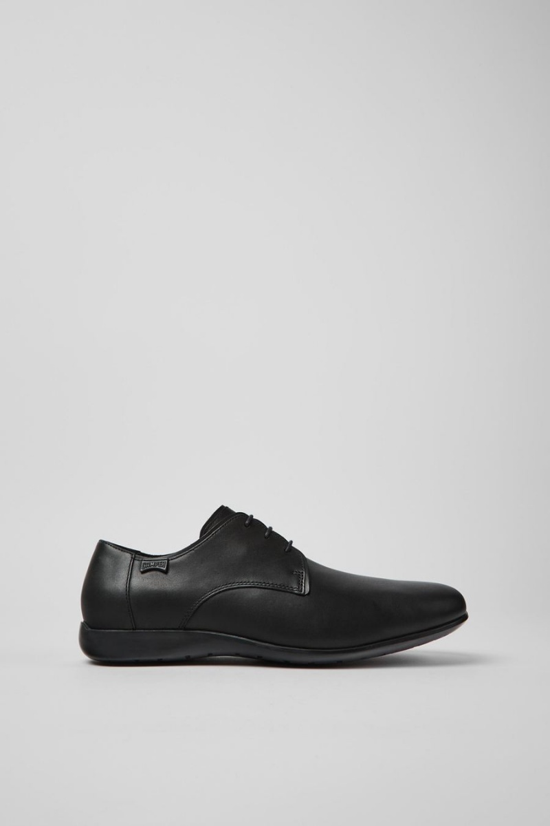 Zapatillas Camper Mauro Formal Hombre Negras | QMHFX-8495