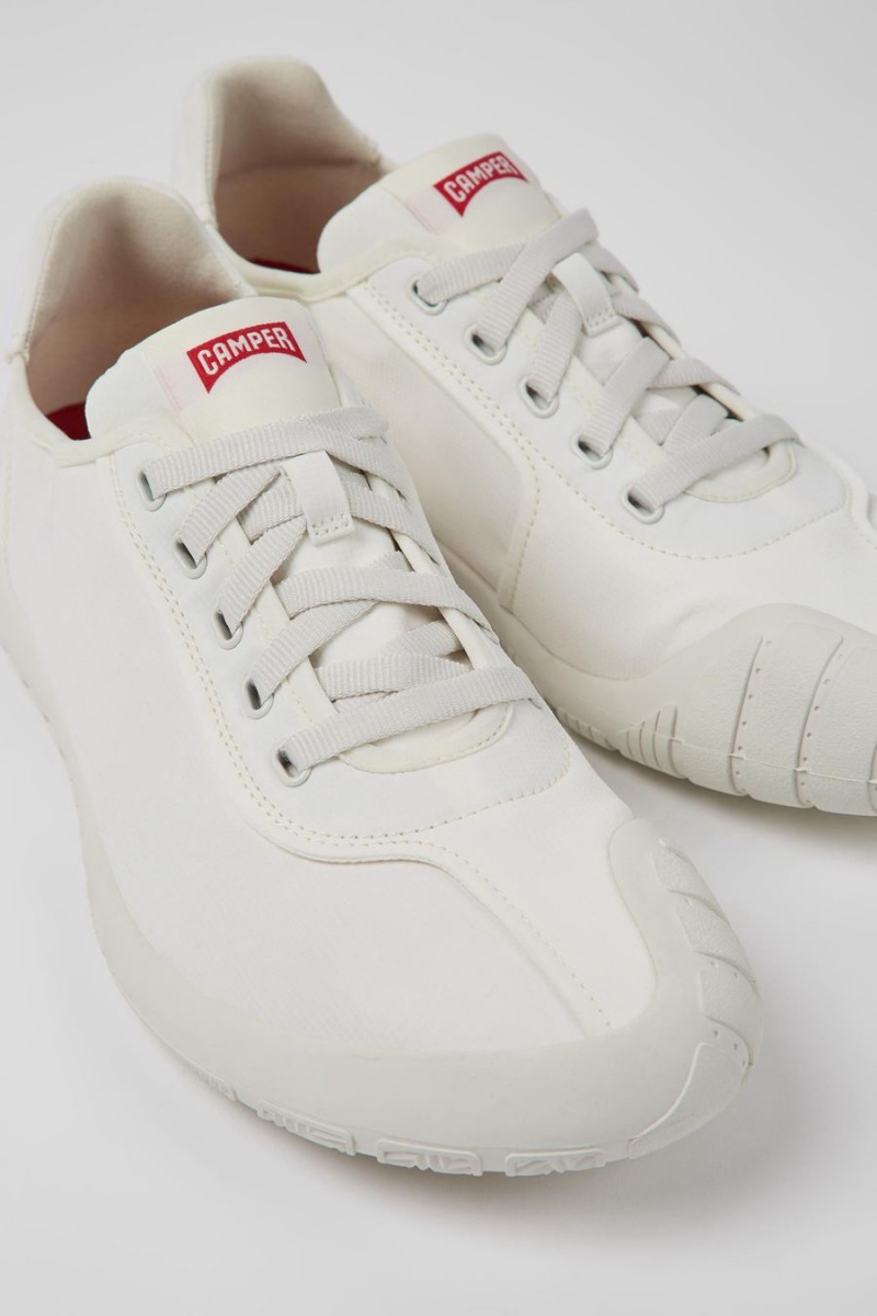 Zapatillas Camper Path Textil Hombre Blancas | PHIDA-1608