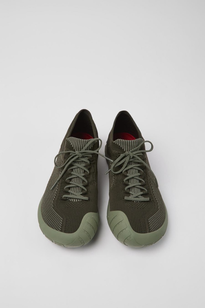 Zapatillas Camper Path Textil Hombre Verde | QZAJP-1287