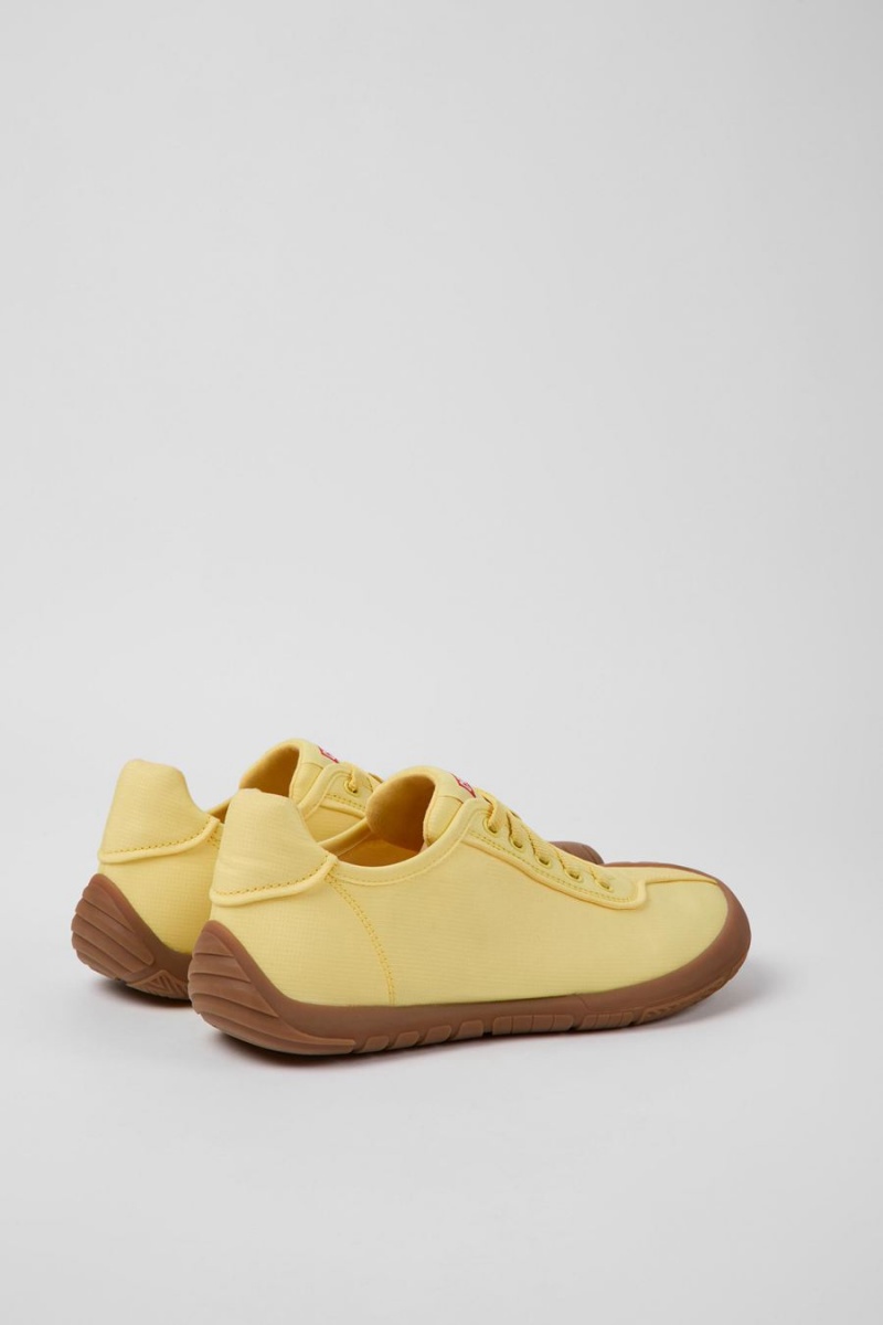 Zapatillas Camper Path Textil Mujer Amarillo | SDZUP-0983