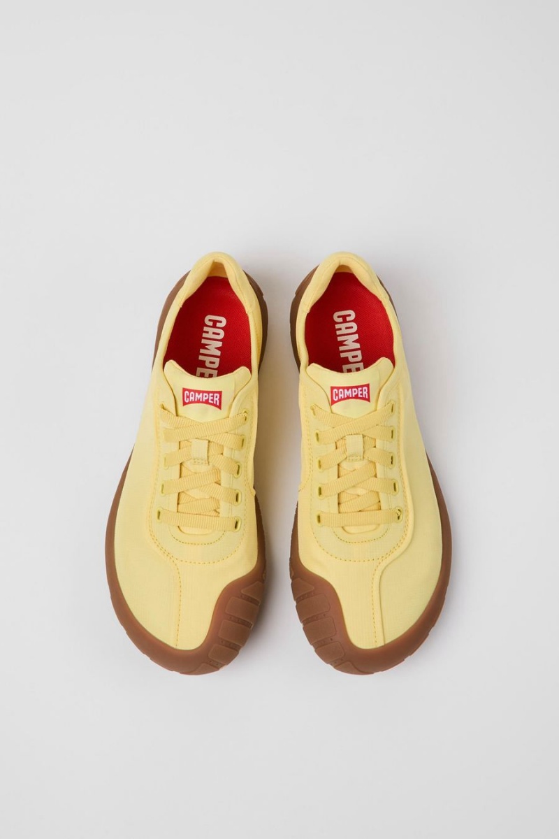 Zapatillas Camper Path Textil Mujer Amarillo | SDZUP-0983