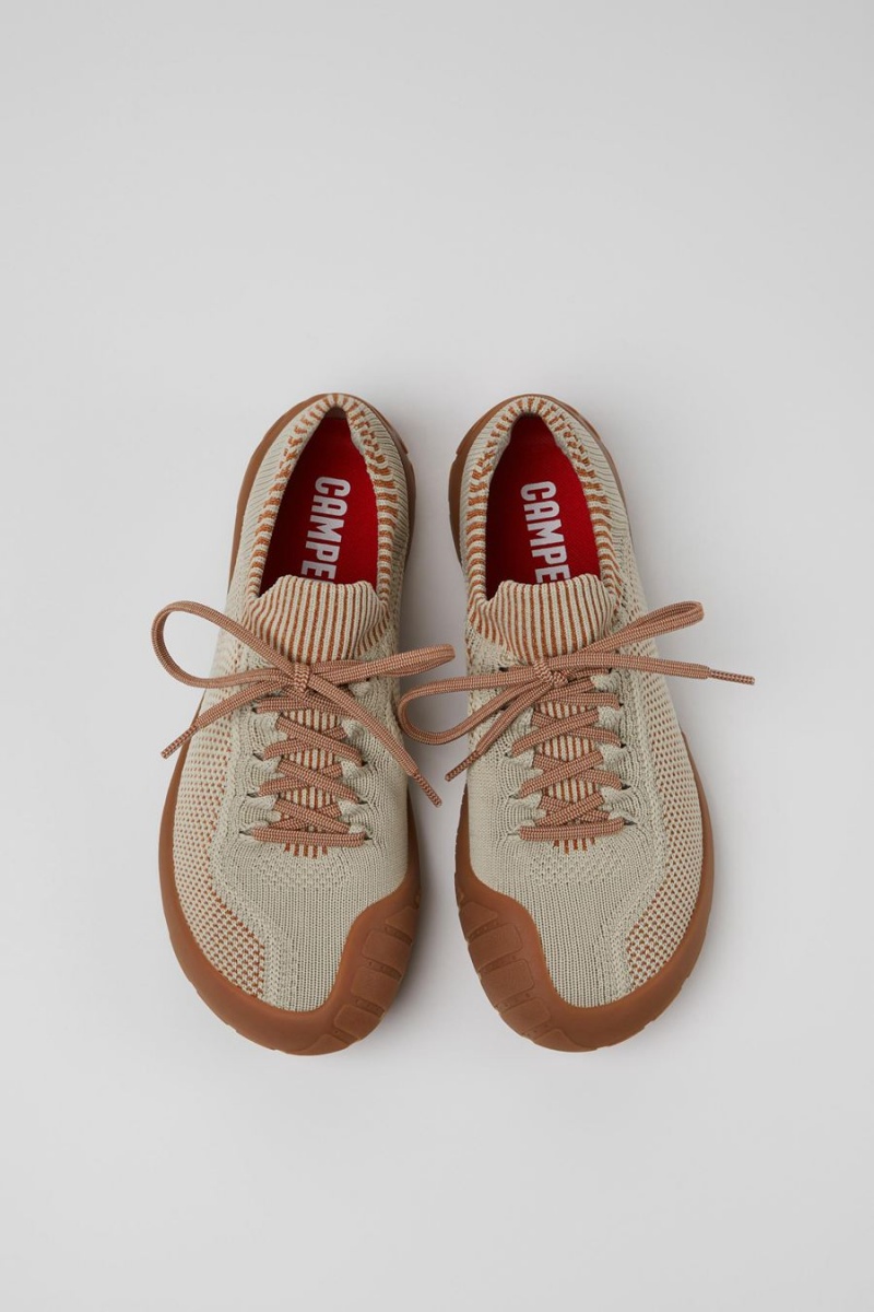 Zapatillas Camper Path Textil Mujer Beige | REXTL-8362