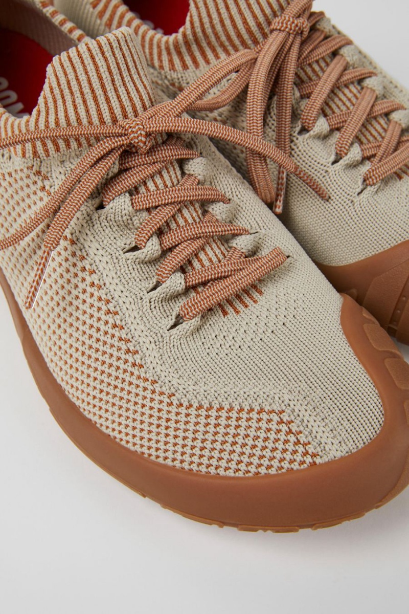 Zapatillas Camper Path Textil Mujer Beige | REXTL-8362