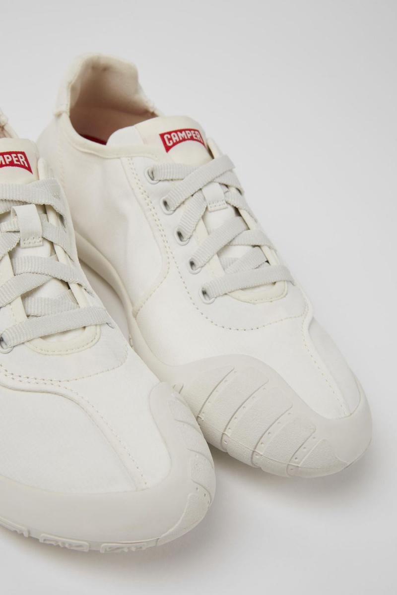 Zapatillas Camper Path Textil Mujer Blancas | JPSCN-5413