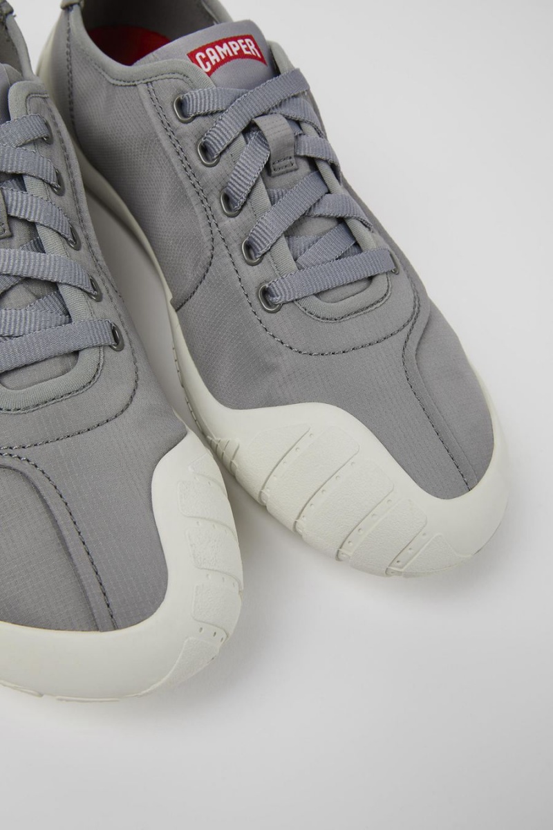 Zapatillas Camper Path Textil Mujer Gris | EKUCQ-5183