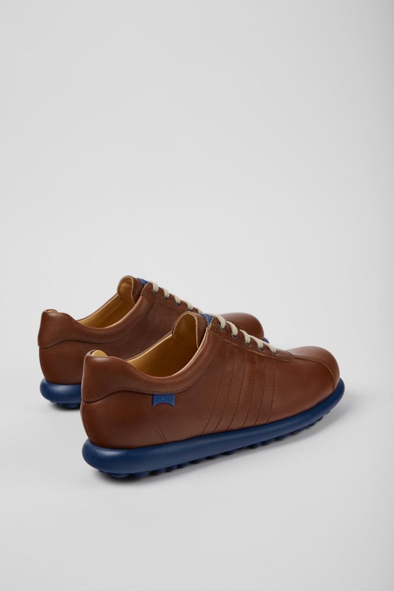 Zapatillas Camper Pelotas Cuero Mujer Marrones | RYXOM-2831