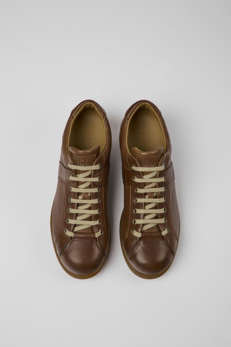 Zapatillas Camper Pelotas Hombre Marrones | CHJRU-4632