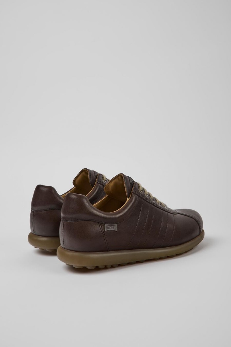 Zapatillas Camper Pelotas Iconic Hombre Marrones | IVSJD-2395
