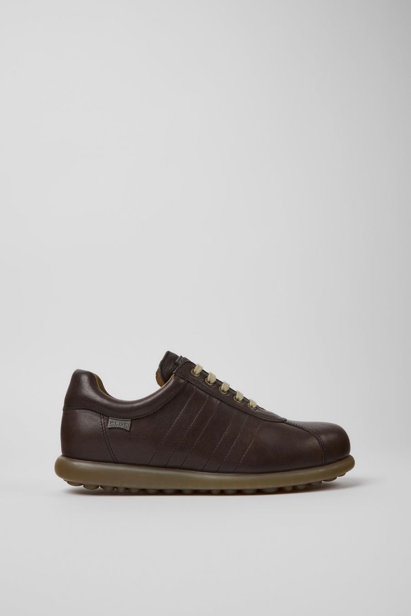 Zapatillas Camper Pelotas Iconic Hombre Marrones | IVSJD-2395