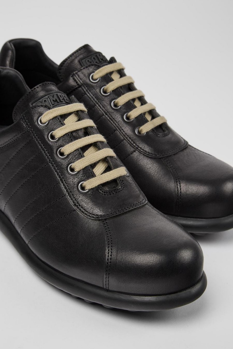 Zapatillas Camper Pelotas Iconic Hombre Negras | RZYQT-0983