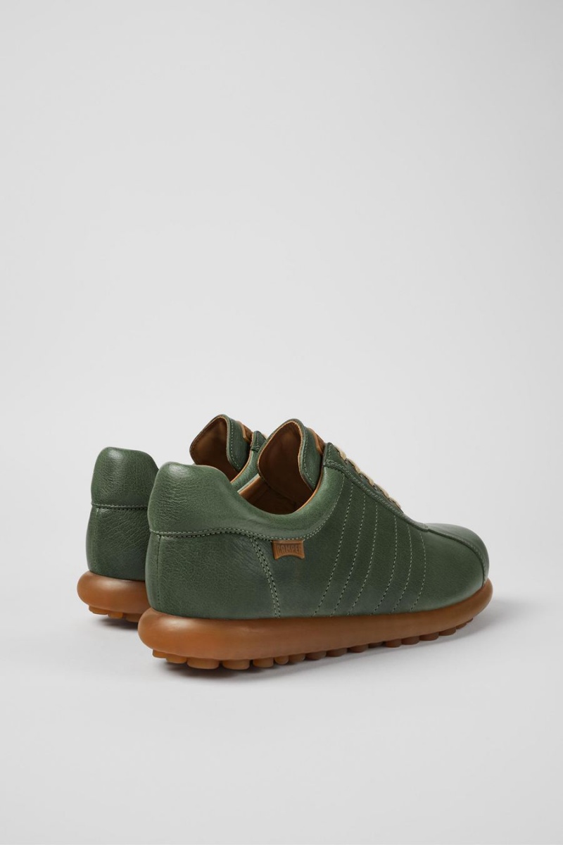 Zapatillas Camper Pelotas Vegetable Tanned Cuero Hombre Verde | SZYVQ-1752