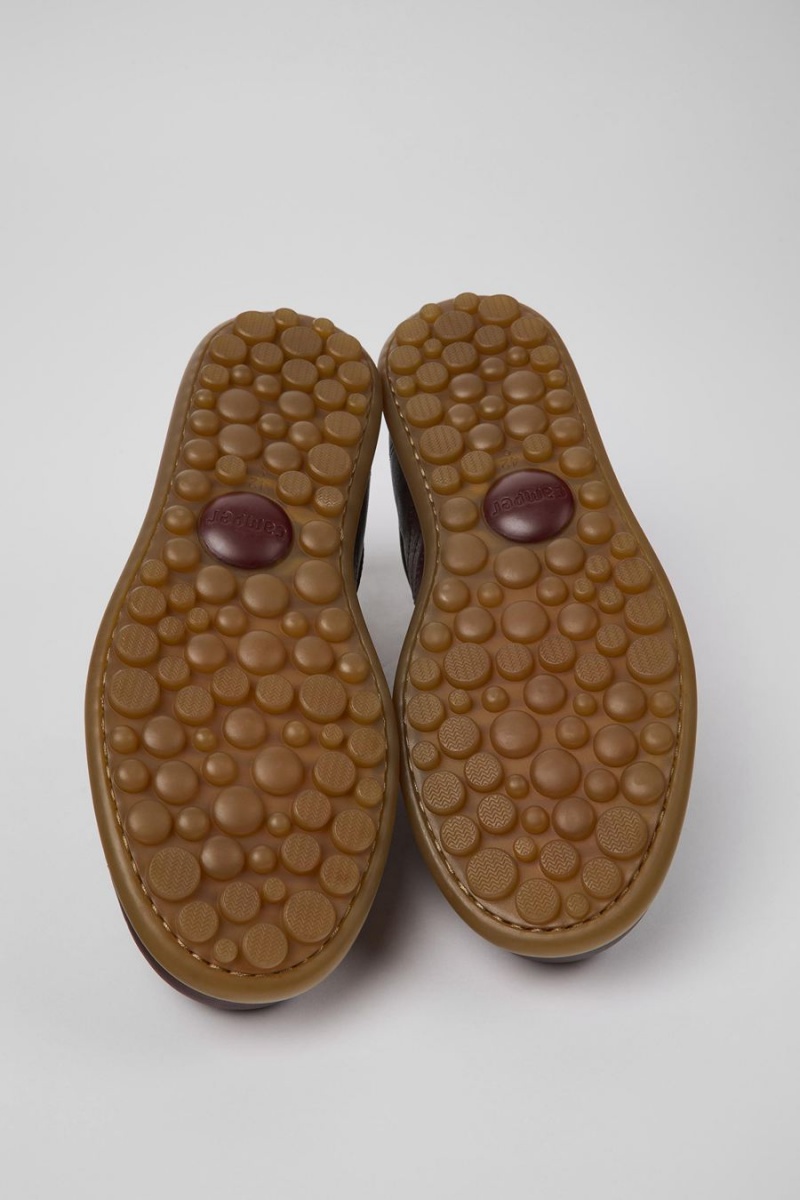 Zapatillas Camper Pelotas Vegetable Tanned Cuero Hombre Marrones | MQYTL-7596