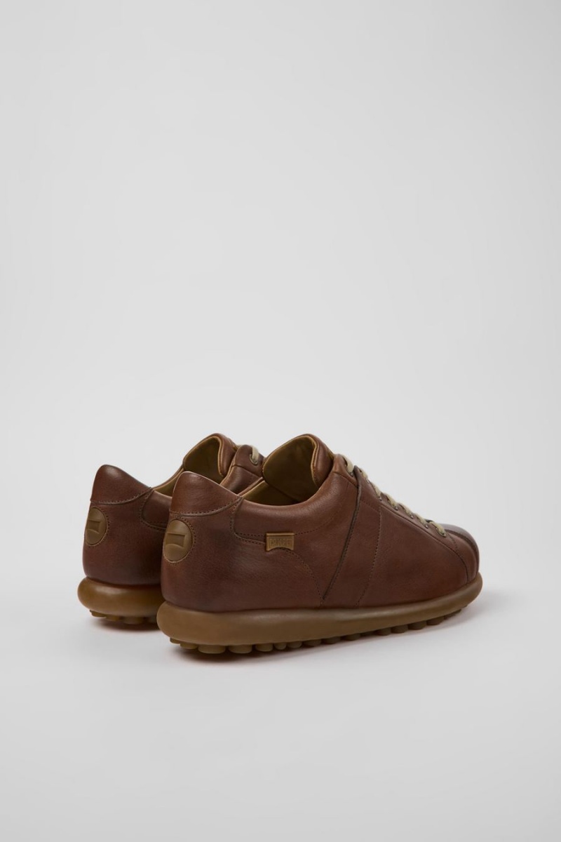 Zapatillas Camper Pelotas Vegetable Tanned Cuero Hombre Marrones | YDOMV-4837