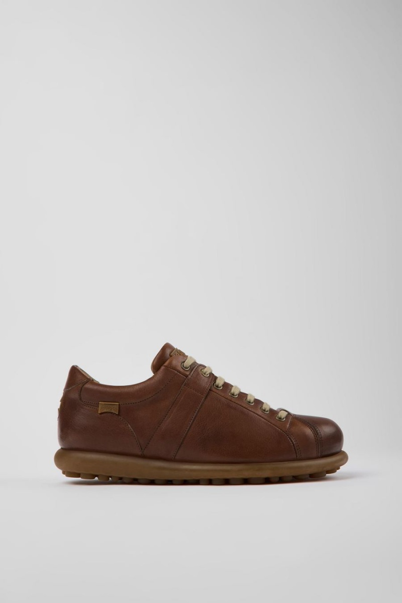 Zapatillas Camper Pelotas Vegetable Tanned Cuero Hombre Marrones | YDOMV-4837