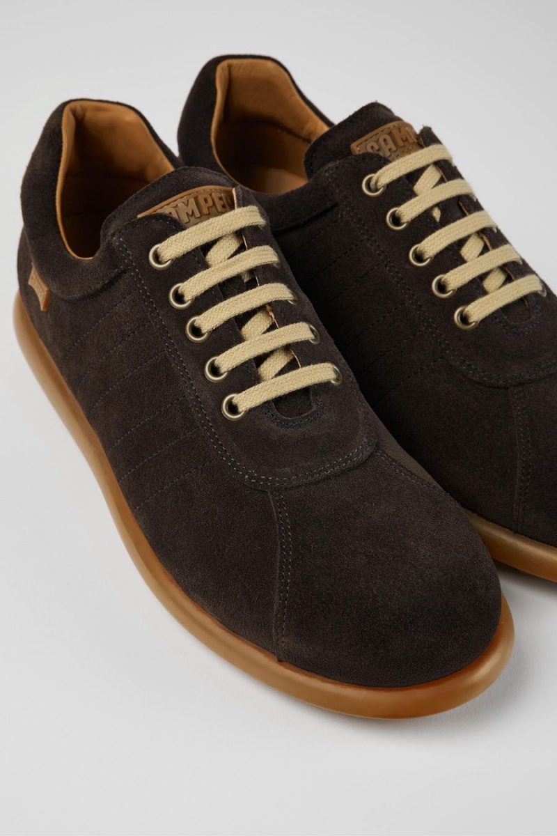 Zapatillas Camper Pelotas Vegetable Tanned Nubuck Hombre Gris | MVCZS-0632