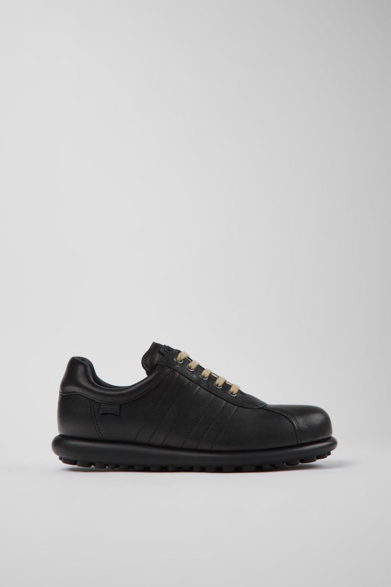 Zapatillas Camper Pelotas Vegetable Tanned Cuero Hombre Negras | UVWDA-7408
