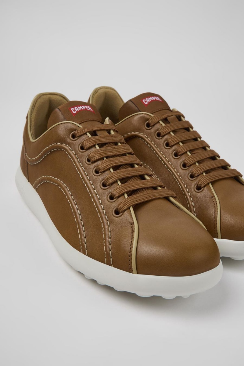 Zapatillas Camper Pelotas Xlite Cuero Hombre Marrones | VGCAQ-0381