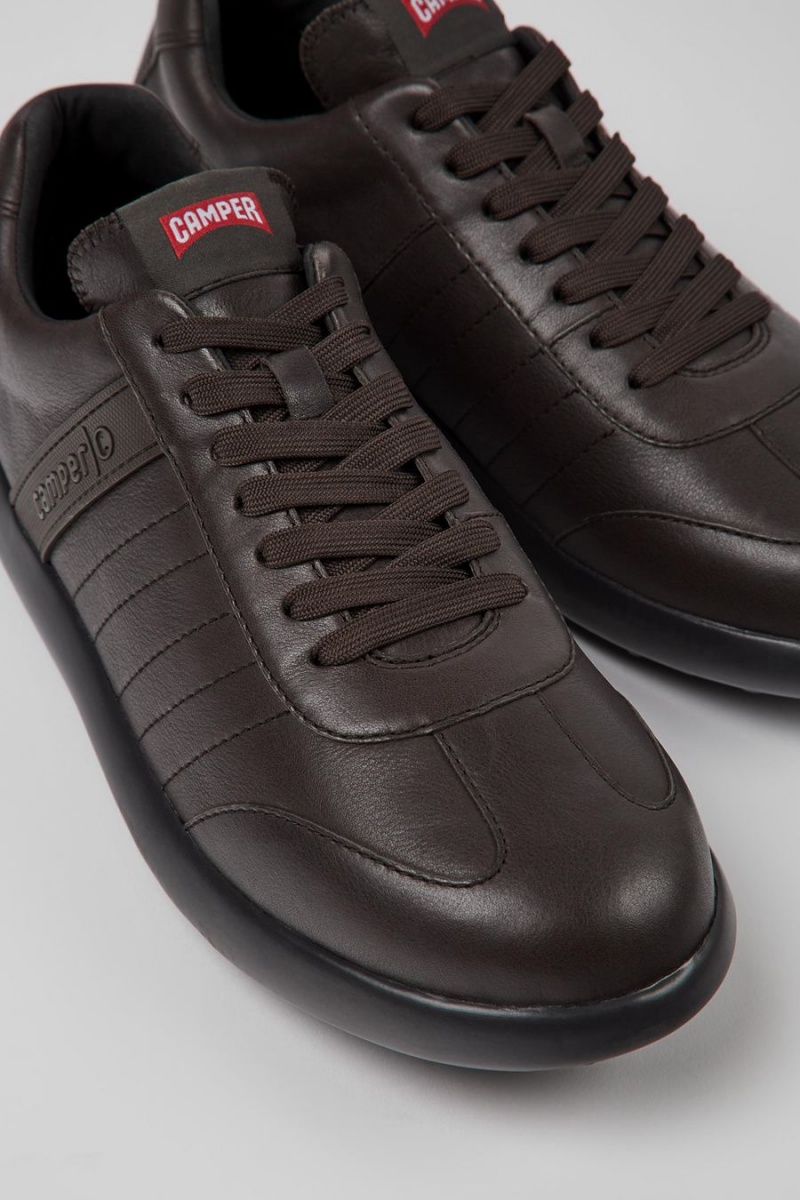 Zapatillas Camper Pelotas Xlite Cuero Hombre Marrones | AEDVL-9801