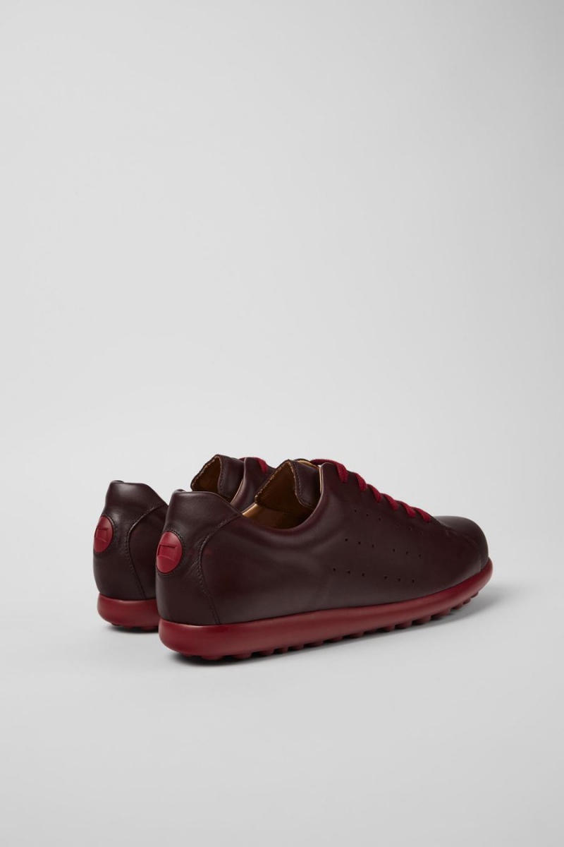Zapatillas Camper Pelotas Xlite Cuero Hombre Burdeos | ZWGXF-5803