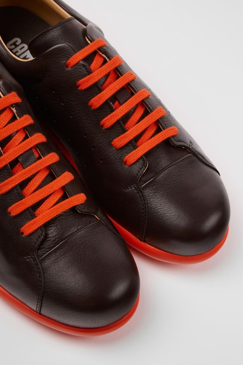 Zapatillas Camper Pelotas Xlite Cuero Hombre Marrones | CBUFE-2475
