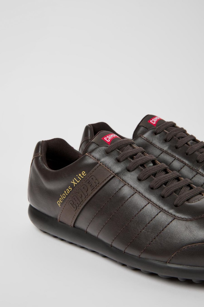 Zapatillas Camper Pelotas Xlite Cuero Hombre Marrones | QKPYV-1653