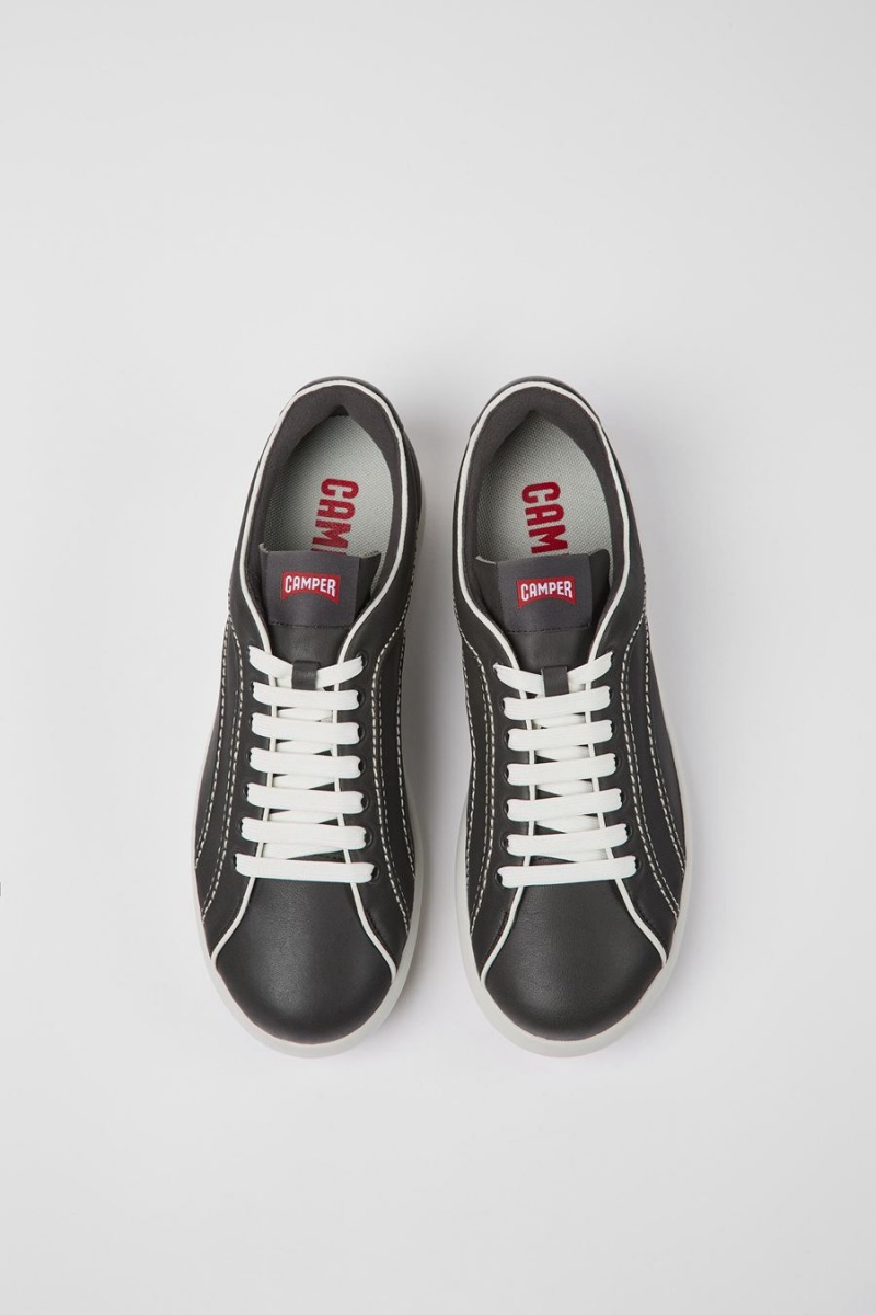 Zapatillas Camper Pelotas Xlite Cuero Hombre Gris | WLQZM-5713