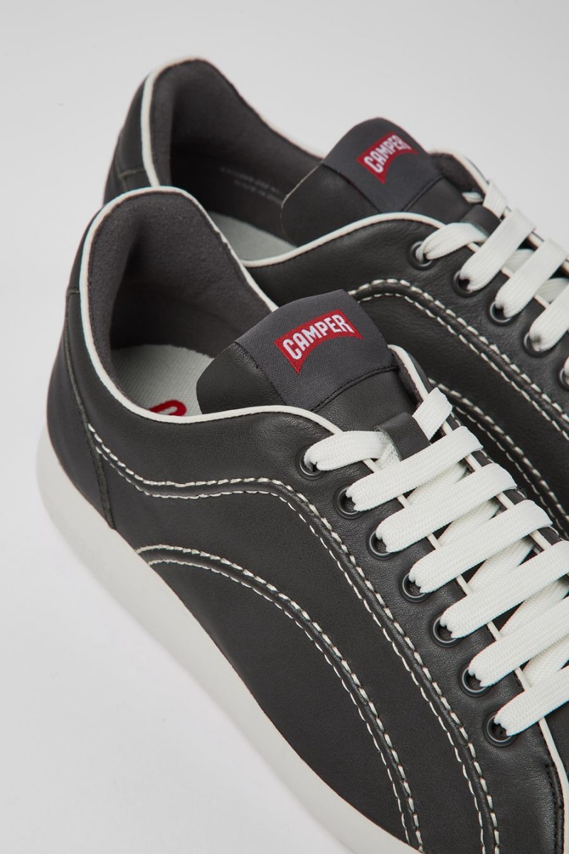 Zapatillas Camper Pelotas Xlite Cuero Hombre Gris | WLQZM-5713