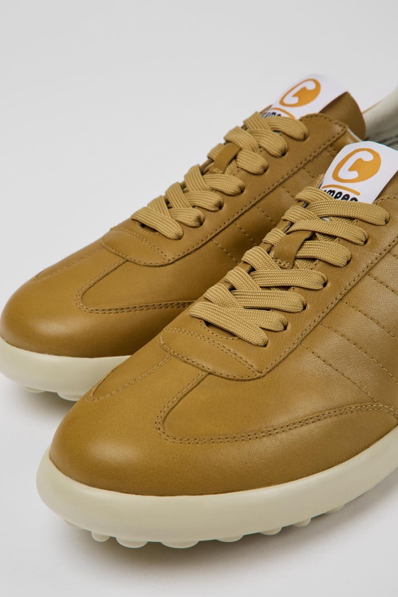 Zapatillas Camper Pelotas Xlite Cuero Hombre Amarillo | ODIUA-5749