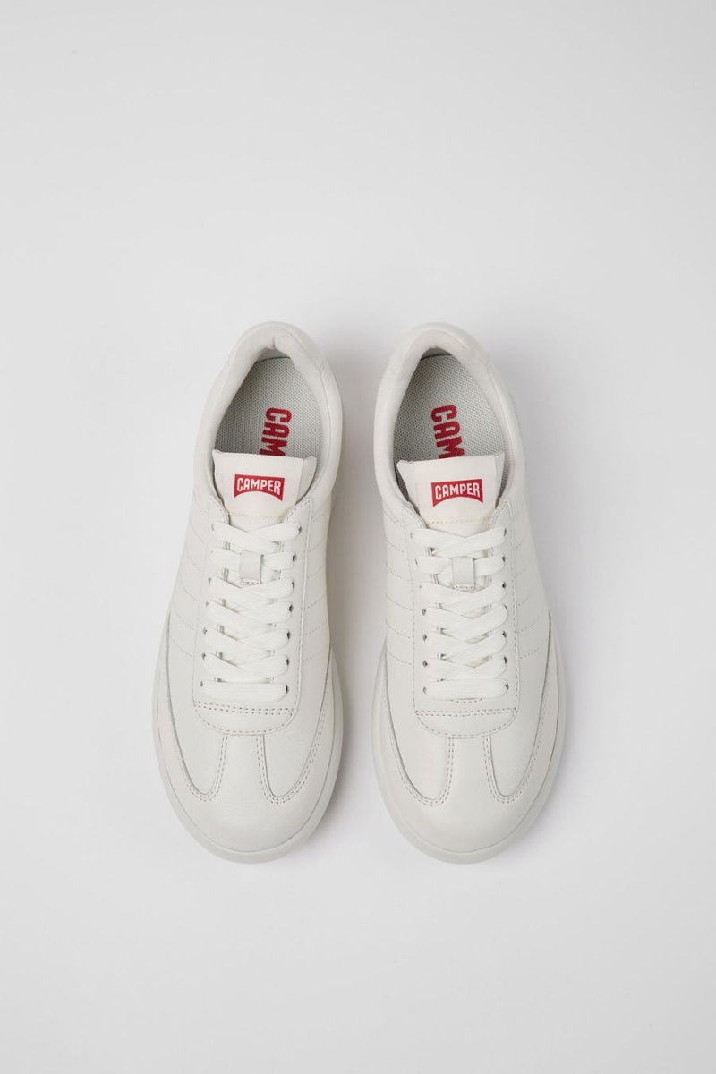 Zapatillas Camper Pelotas Xlite Cuero Mujer Blancas | UABLF-9806