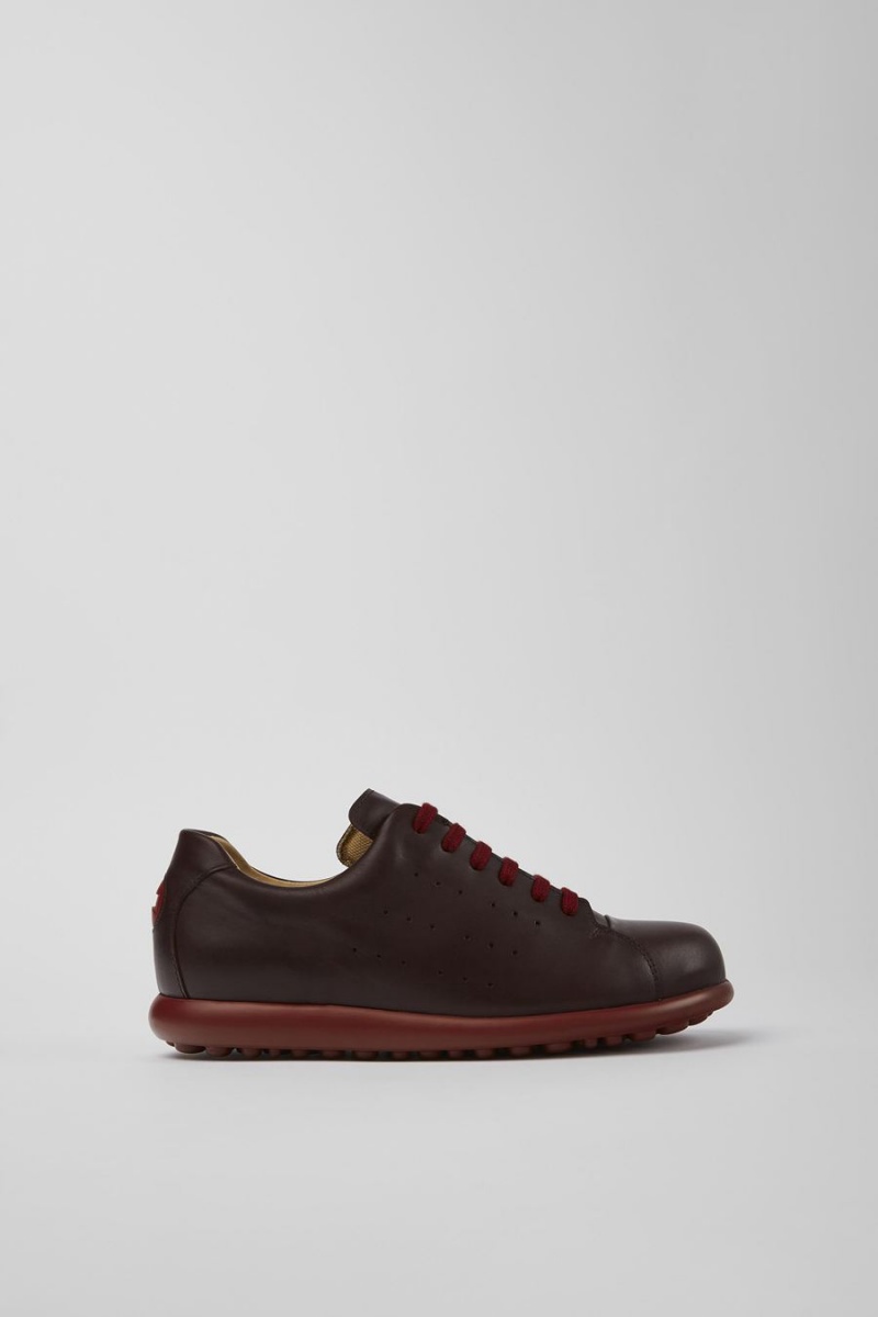 Zapatillas Camper Pelotas Xlite Cuero Mujer Burdeos | RYUBW-6098