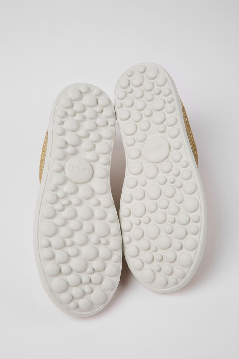 Zapatillas Camper Pelotas Xlite Cuero Mujer Beige | BWQAV-9548