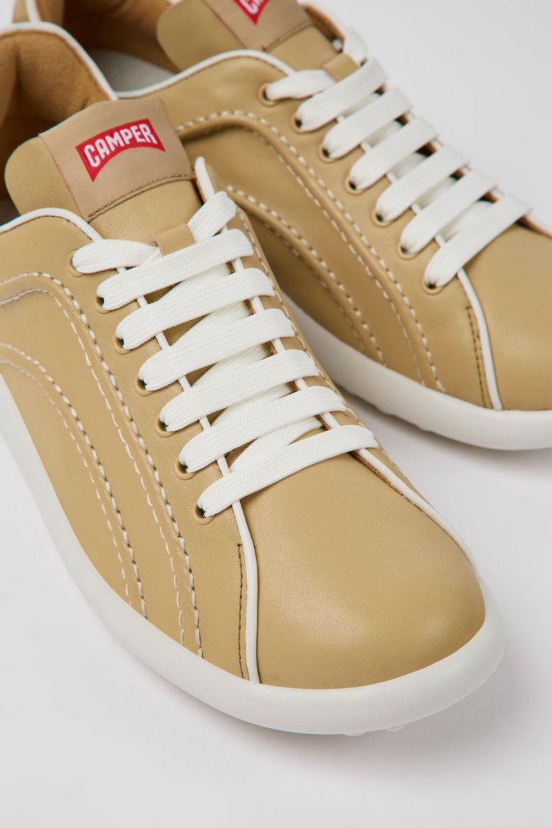 Zapatillas Camper Pelotas Xlite Cuero Mujer Beige | BWQAV-9548