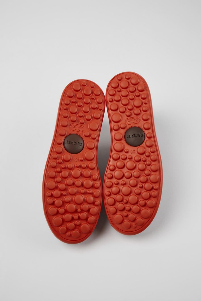 Zapatillas Camper Pelotas Xlite Cuero Mujer Marrones | OECMF-1249