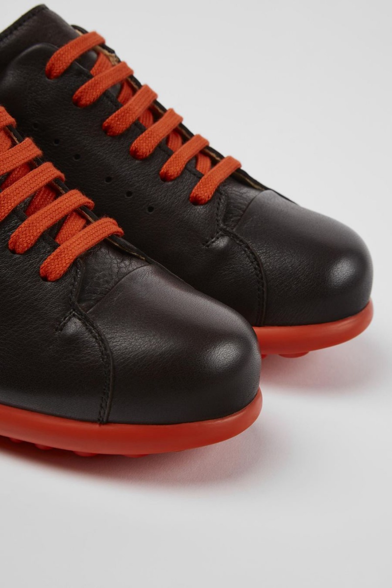 Zapatillas Camper Pelotas Xlite Cuero Mujer Marrones | OECMF-1249