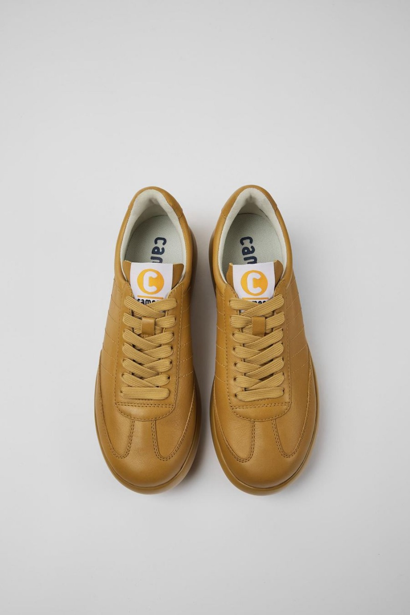 Zapatillas Camper Pelotas Xlite Cuero Mujer Marrones | RQEKU-1972