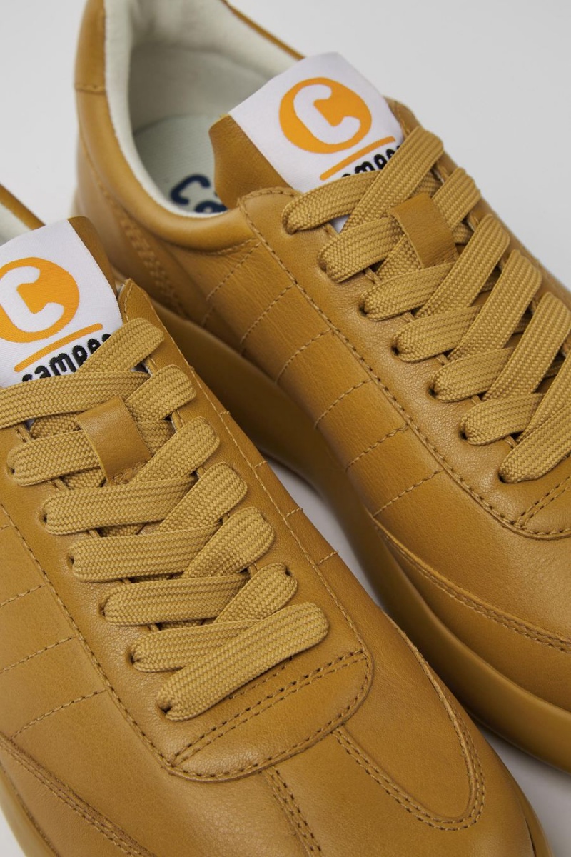 Zapatillas Camper Pelotas Xlite Cuero Mujer Marrones | RQEKU-1972