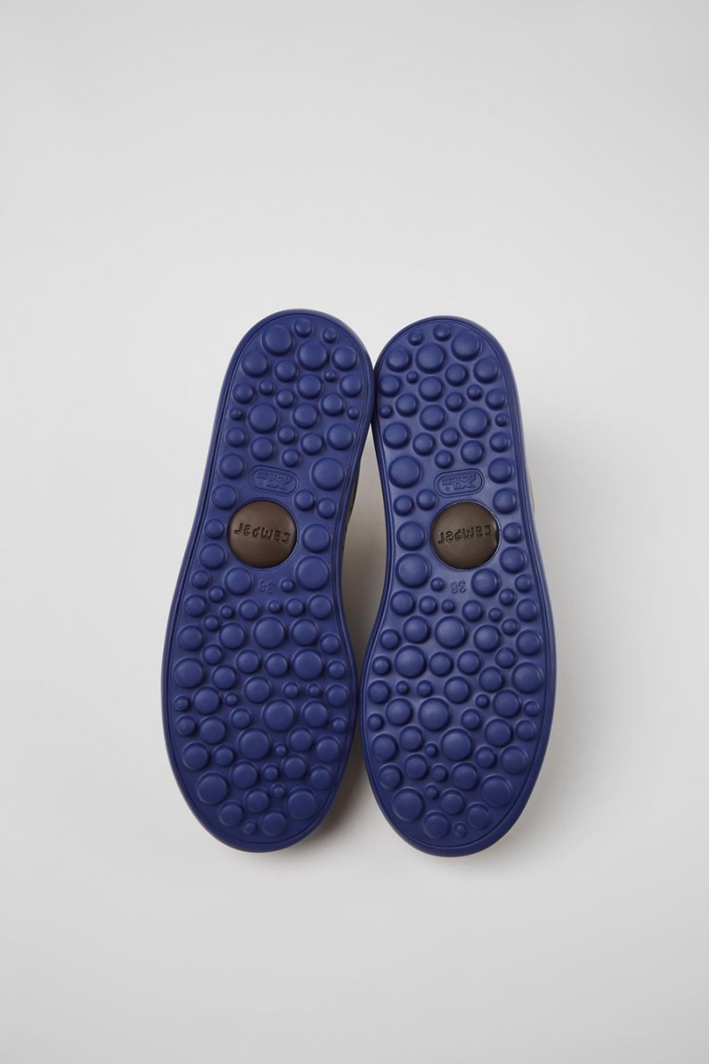 Zapatillas Camper Pelotas Xlite Cuero Mujer Marrones | NZTVH-7405