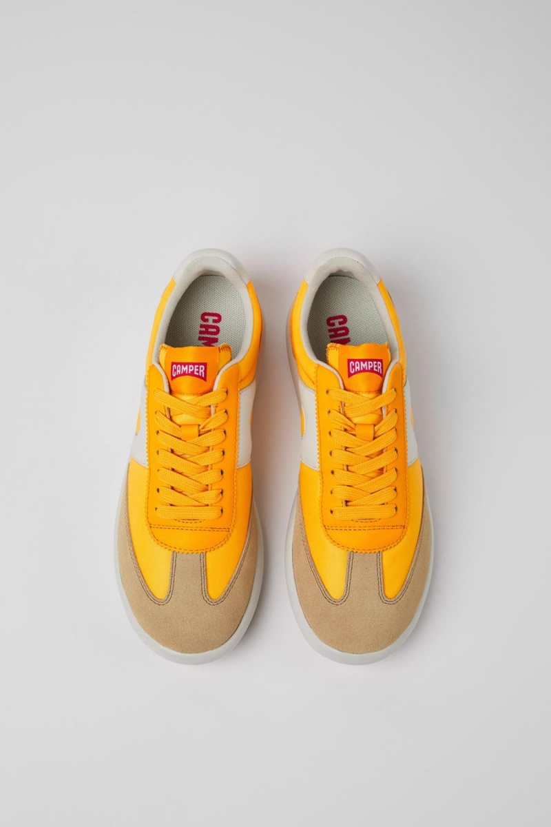 Zapatillas Camper Pelotas Xlite Cuero Textil Mujer Naranjas | BOTRU-8273