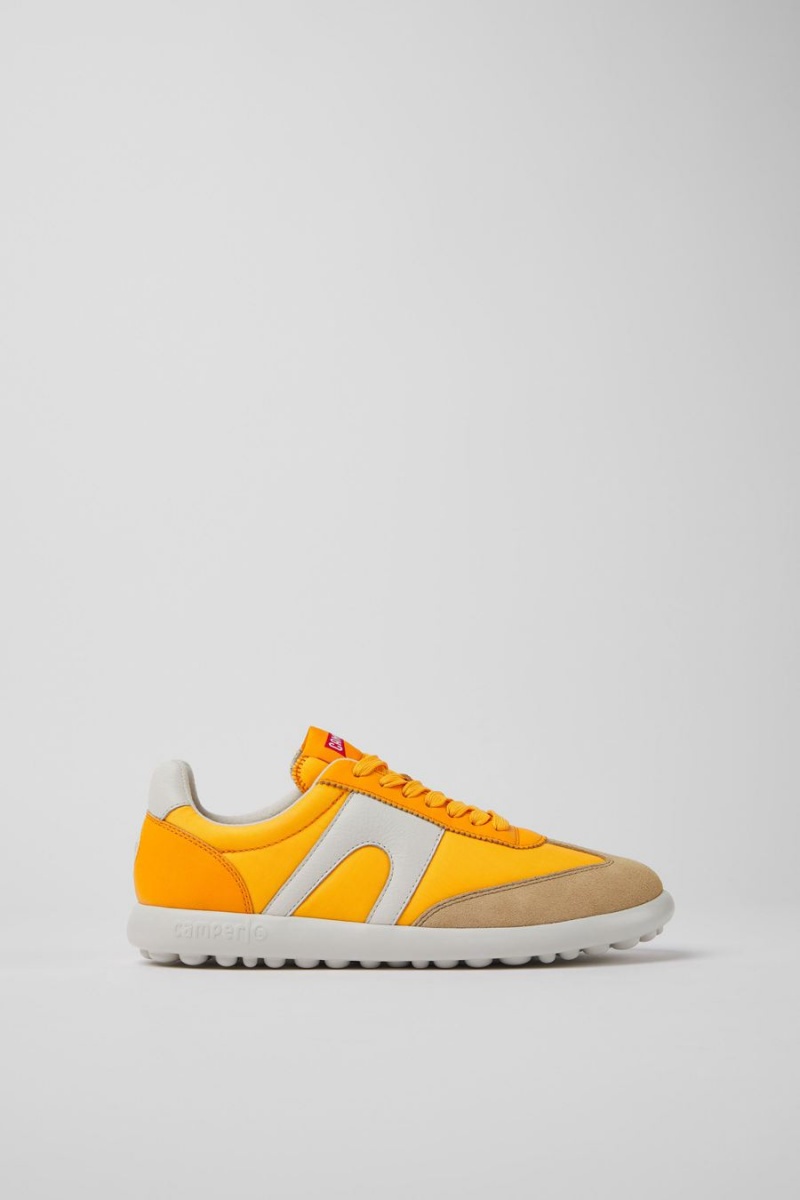 Zapatillas Camper Pelotas Xlite Cuero Textil Mujer Naranjas | BOTRU-8273