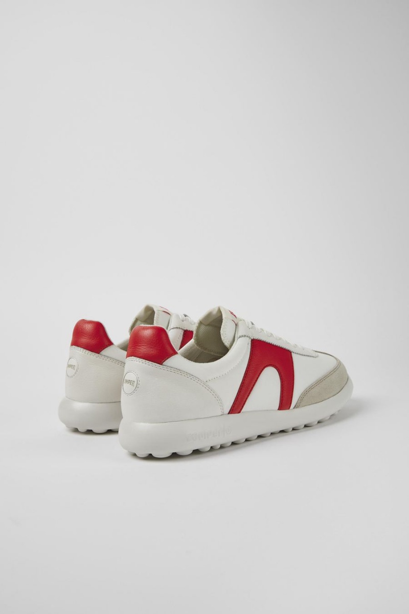 Zapatillas Camper Pelotas Xlite Textil Cuero Hombre Blancas | XJWOD-2689