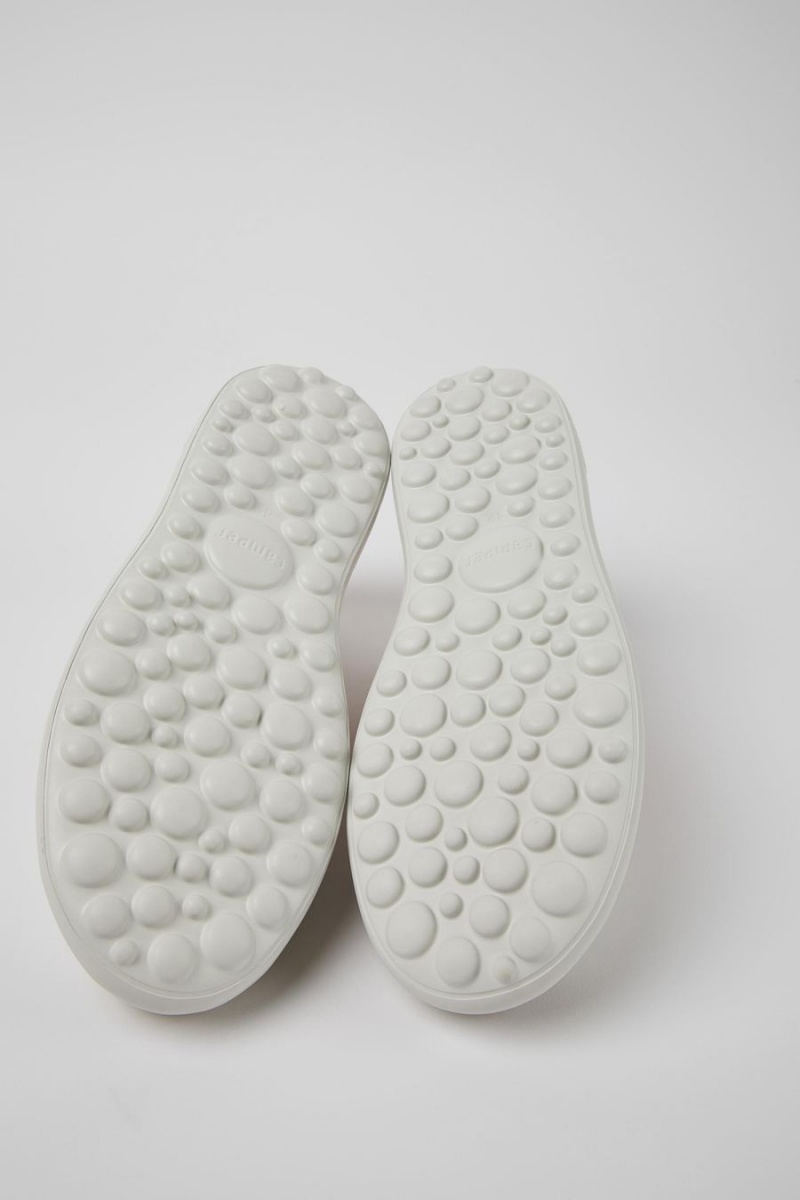Zapatillas Camper Pelotas Xlite Textil Cuero Hombre Blancas | XJWOD-2689