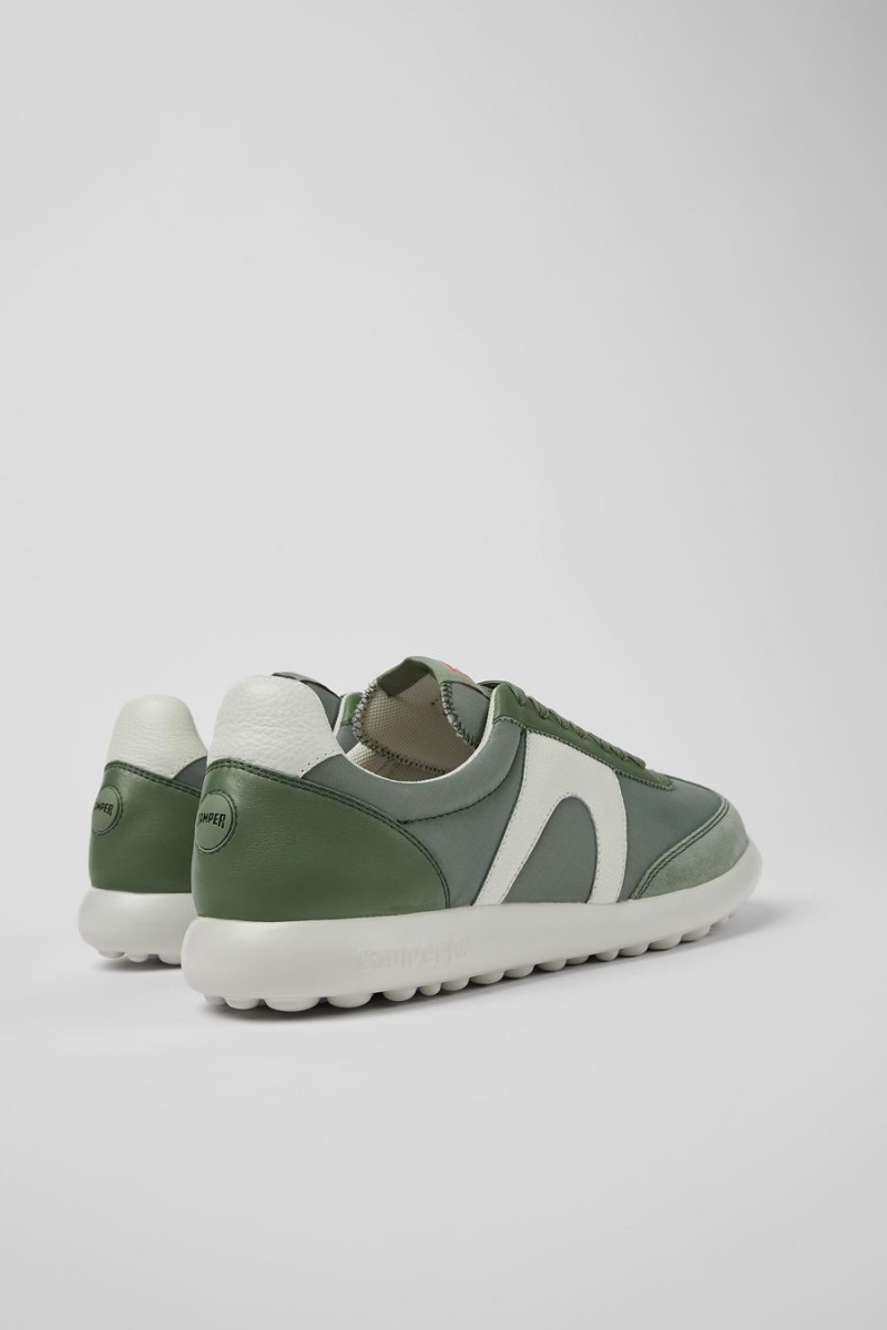 Zapatillas Camper Pelotas Xlite Textil Cuero Hombre Verde | SHOXA-8749